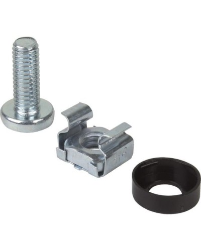 Комплект крепежа винт+шайба+гайка M6x16 REXANT (04-2686) в Ростове-на-Дону Аксессуары для стоек и шкафов Pintop.ru