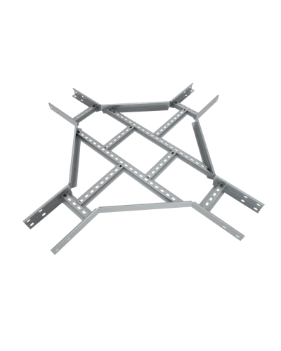 Х-разветвитель лестничный 80х300х1,5 мм Быстрый монтаж HD КМ-Профиль (LXDS80-300-1.5 HD) в Ростове-на-Дону Аксессуары для лотков Pintop.ru