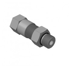 Кабельный ввод для бронированного кабеля с уплотнением внутренней оболочки кабеля резьбой G3/4, внешним диаметром кабеля D=21-25 мм и проходным диаметром кабеля d=12-16 мм Спектрон КВБ-25/16-М-G3/4