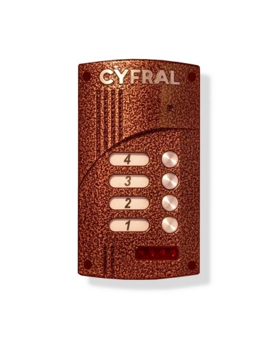 Малоабонентный блок вызова прямой адресации Цифрал M-4.1M в Ростове-на-Дону Блоки вызова многоабонентные Pintop.ru