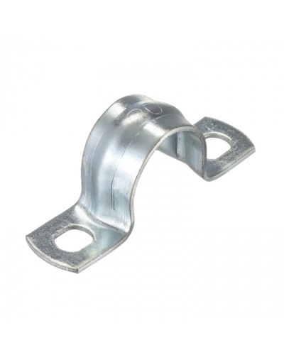 Скоба оцинк. с двумя отверстиями, для трубы D20мм (5шт) Экопласт (43620-5) - Скоба оцинкованная с двумя отверстиями, для трубы D20мм (5шт) Экопласт в Ростове-на-Дону Держатели, клипсы, скобы Pintop.ru