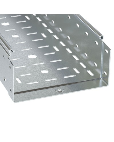 Лоток перфорированный 300х100 L 3000 толщ. 1,0 мм, цинк-ламельный DKC (3534410ZL) в Ростове-на-Дону Кабельные лотки Pintop.ru