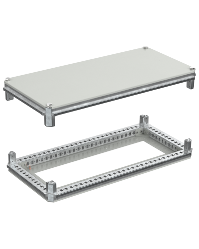FORMAT Крыша и основание (под фланец) 400х800мм IEK (FO-00-KOF-040-080) в Ростове-на-Дону Аксессуары для стоек и шкафов Pintop.ru