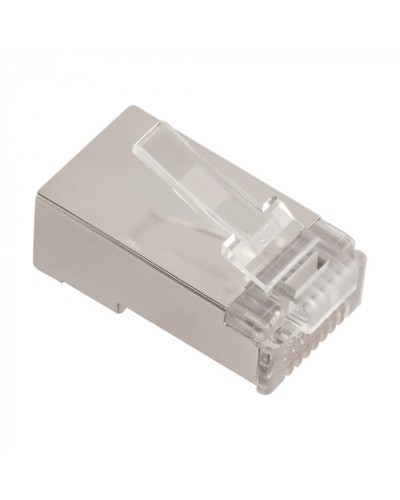 Коннектор RJ45 тип EZ, 8P8C, STP, Cat.5e, универсальный, 50 микрон,100 шт. LANMASTER (LAN-EZ45-8P8C/S5E-100) в Ростове-на-Дону Коннекторы и разъемы Pintop.ru
