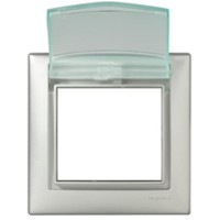 Рамка влагозащищенная Valena IP 44 с крышкой алюминий Legrand 770150