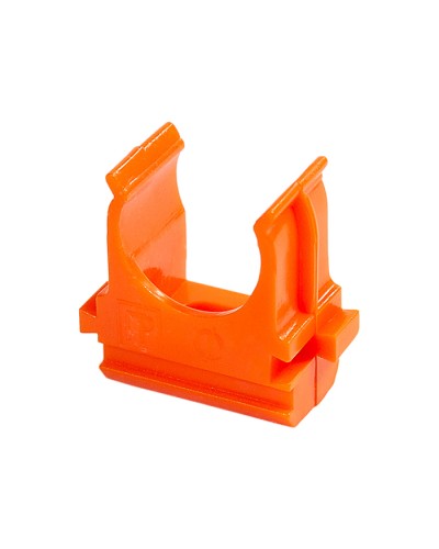 Крепёж-клипса для труб АБС-пластик оранжевая д32 (25шт/500шт уп/кор) Промрукав (PR13.0105) в Ростове-на-Дону Держатели, клипсы, скобы Pintop.ru