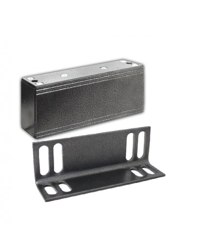 Замок электромагнитный Олевс М1-150 с уголком серебряный антик в Ростове-на-Дону Электромагнитные замки Pintop.ru