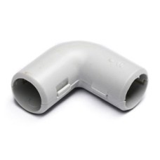 Угол 90° (из двух частей) для труб D20 мм, без галогена (25 шт/уп) Экопласт 41220-25HF