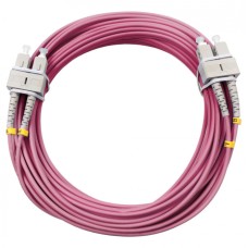 Шнур оптический duplex SC-SC 50/125 mm OM4 25м LSZH Cabeus FOP-50-OM4-SC-SC-25m