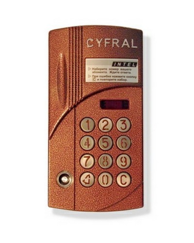 Блок вызова аудиодомофона на 400 абонентов Цифрал ИНТЕЛ в Ростове-на-Дону Блоки вызова многоабонентные Pintop.ru