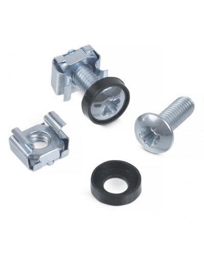 Комплект винт M6, квадратная гайка, шайба для крепления 19 оборудования в Ростове-на-Дону Расходные материалы для шкафов и стоек Pintop.ru