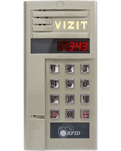 Блок вызова Vizit БВД-343FCPW в Ростове-на-Дону Блоки вызова многоабонентные Pintop.ru