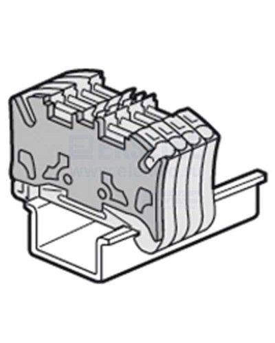 Торцевая крышка Viking 3 для пружинных клемм с шагом 5 мм двухъярусных Legrand 037589 в Ростове-на-Дону Клеммные колодки Pintop.ru