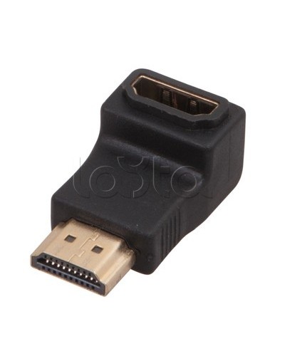 Переходник гнездо HDMI - штекер HDMI угловой GOLD (10шт/уп) REXANT 17-6805 в Ростове-на-Дону Проходные адаптеры Pintop.ru