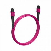 Кабельная сборка MPO(F) -MPO(M)-12 волокон 50/125 OM4, 10 m Cabeus (FOP-50-OM4-12-MPO(F)-12-MPO(M)-B-10m)