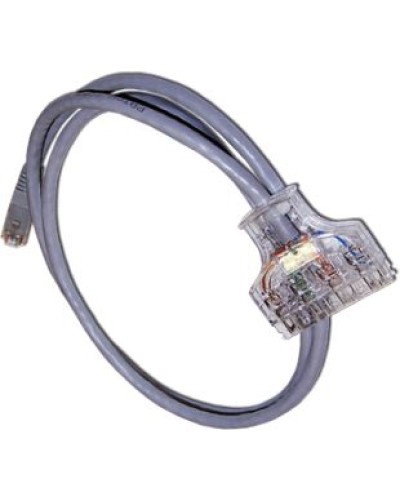 Патч-корд 110 тип - RJ45, 4 пары, UTP, категория 6, 1 м LANMASTER LAN-45-P4-1.0/6 в Ростове-на-Дону Патч-корды и пигтейлы Pintop.ru