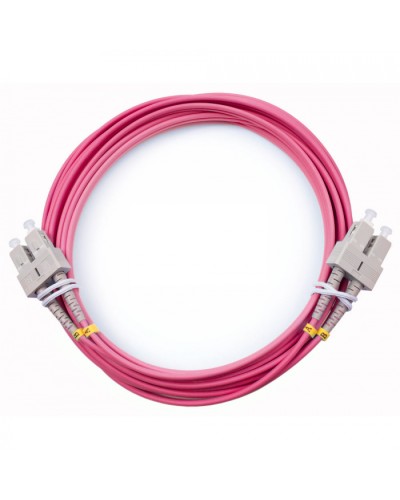 Шнур оптический duplex SC-SC 50/125 mm OM4 5м LSZH Cabeus FOP-50-OM4-SC-SC-5m в Ростове-на-Дону Патч-корды оптические Pintop.ru