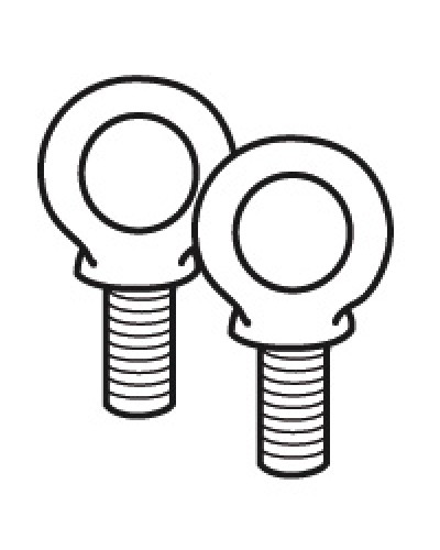 Комплект подъемных колец Legrand 020482 в Ростове-на-Дону Аксессуары для стоек и шкафов Pintop.ru