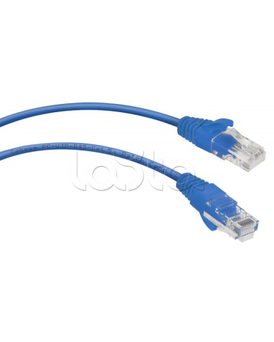 Патч-корд UTP, категория 5e, 0.15 м, неэкранированный, синий Cabeus PC-UTP-RJ45-Cat.5e-0.15m-BL в Ростове-на-Дону Патчкорды (медные) Pintop.ru