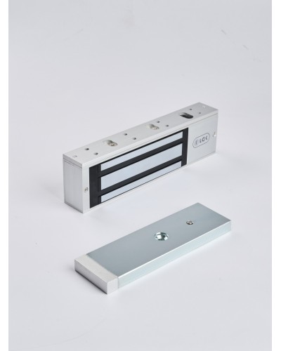 R-Lock RL-EM500-LSS - Электромагнитный замкок, 500кг, DC12/24B, цвет серебристый сатинированный алюминий RAL 7047, два датчика втроены в корпус замка: датчик Холла и магнито-контактный датчик в Ростове-на-Дону Электромагнитные замки Pintop.ru