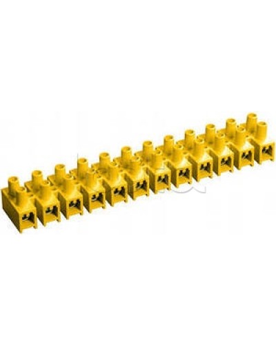 Зажим винтовой ЗВИ-3 н/г 1,0-2,5 мм2 (12пар) желтый IEK UZV7-003-04 в Ростове-на-Дону Клеммные колодки Pintop.ru