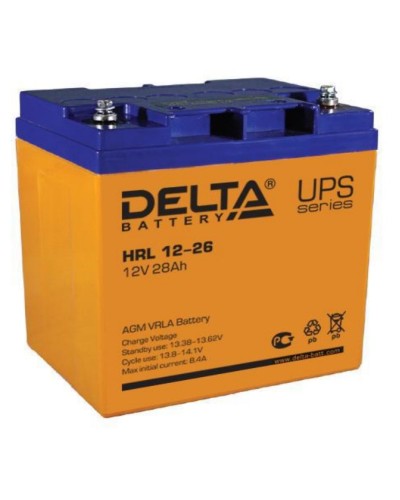 Аккумулятор свинцово-кислотный Delta HRL АКБ 12 - 26 в Ростове-на-Дону Электротехническое оборудование Pintop.ru