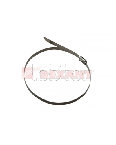 Хомут-стяжка металлический 4.6х360 мм (50шт/уп) REXANT 07-0368 в Ростове-на-Дону Стяжки-хомуты Pintop.ru