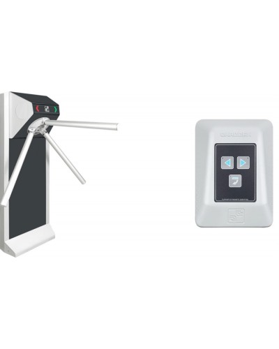 Комплект турникета CARDDEX STL Стандарт 1 (турникет, планки, пульт управления) в Ростове-на-Дону Турникеты Pintop.ru
