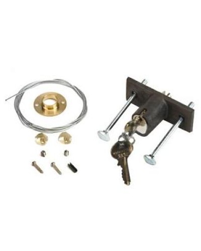 Замок дистанционной разблокировки потолочного привода с ключом №1 Faac 424591001 в Ростове-на-Дону Запчасти для шлагбаумов и автоматики Pintop.ru