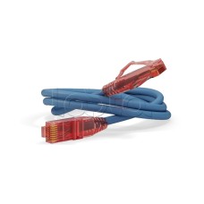 Патч-корд RJ45-RJ45, 4 пары, UTP, кат.5е, LSZH (1м) Hyperline PC-LPM-UTP-RJ45-RJ45-C5e-1M-LSZH-BL