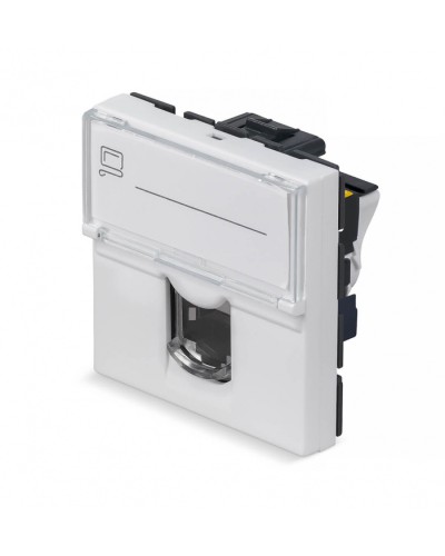 Модуль Keystone Jack RJ-45(8P8C), 180 градусов, категория 6a Cabeus (KJ-RJ45-Cat.6a-180T-FP-L-45) в Ростове-на-Дону Модули Keystone Pintop.ru