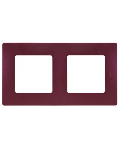 Рамка 2 поста Etika сливовый Legrand 672562 в Ростове-на-Дону Аксессуары для кабель-канала Pintop.ru