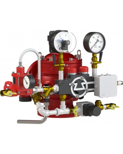 Узел управления спринклерный воздушный Спецавтоматика УУ-С100/1,6В3-ВФ.О4 в Ростове-на-Дону Устройства пуска водяного пожаротушения Pintop.ru