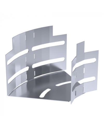 Угол горизонтальный изменяемый 0-45 градусов Стандарт INOX (AISI 316) 100х80 Промрукав (PR16.3615) в Ростове-на-Дону Аксессуары для лотков Pintop.ru