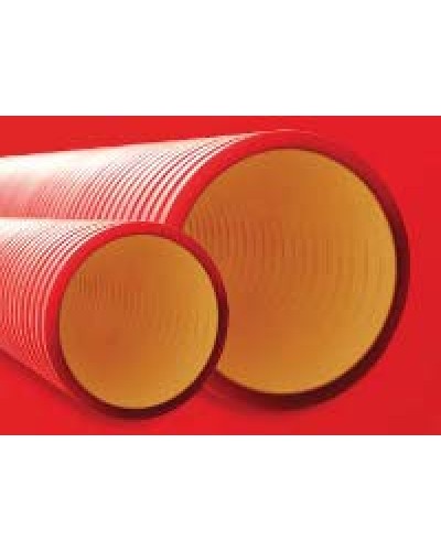 Труба гофрированная двустенная ПНД 110 мм для кабельной канализации без протяжки DKC 160911 (6 м) в Ростове-на-Дону Труба гофрированная Pintop.ru