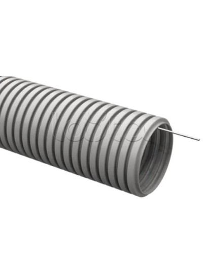 Труба гофр. ПВХ d=20 с зондом (100м) GENERICA IEK (CTG20-20-K41-100-G) в Ростове-на-Дону Труба гофрированная Pintop.ru
