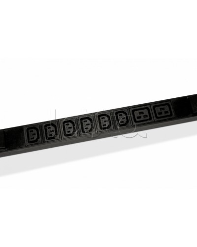 Блок розеток горизонтальный черн Hyperline (SHE19-4IEC-6BIEC-AIEC) в Ростове-на-Дону Блоки розеток Pintop.ru