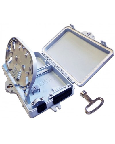 Бокс распределительный настенный на 6 волокон, наружной установки LANMASTER LAN-FDB-FTTH06/OUT в Ростове-на-Дону Кросс оптический Pintop.ru