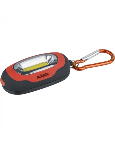 Фонарь Navigator 93 657 NPT-KC07-R-2CR2032 брелок пласт.1COB LED(1Вт) 3 реж.крас в Ростове-на-Дону Светильники Pintop.ru
