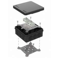 Коробка огнестойкая для о/п двухкомпонентная 60-0303-9005-FR6.0-4-4-Р Е15-Е60 100х100х40 Промрукав (60-0303-9005-FR6.0-4-4-Р)