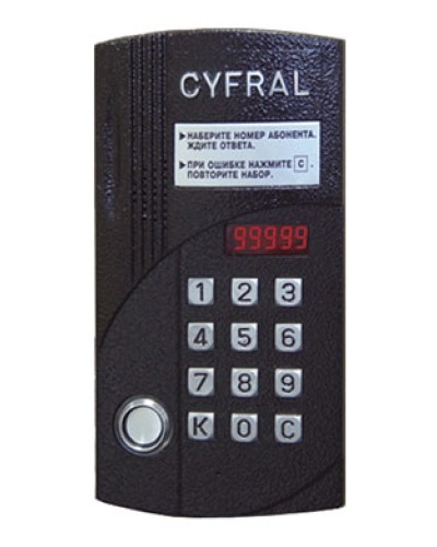 Блок вызова аудиодомофона на 20 абонентов Цифрал CCD-20/TCVС в Ростове-на-Дону Блоки вызова многоабонентные Pintop.ru
