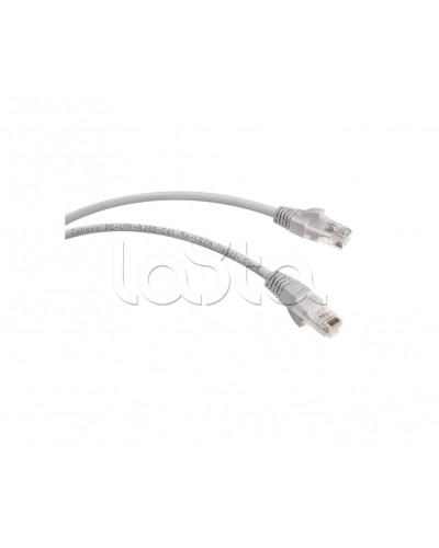 Патч-корд UTP, категория 5e, 0.5 м, LSZH, неэкранированный, серый Cabeus PC-UTP-RJ45-Cat.5e-0.5m-LSZH в Ростове-на-Дону Патчкорды (медные) Pintop.ru