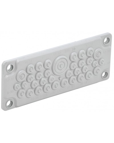 TITAN Ввод кабельный мембр. 35 отв. d=7-32мм IP65 серый IEK (TI-00D-MC-035-65) в Ростове-на-Дону Аксессуары для стоек и шкафов Pintop.ru