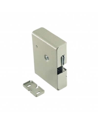 Замок электромеханический с толкателем и датчиком положения двери Promix-SM308.10.1 (серебро) в Ростове-на-Дону Электромеханические замки Pintop.ru