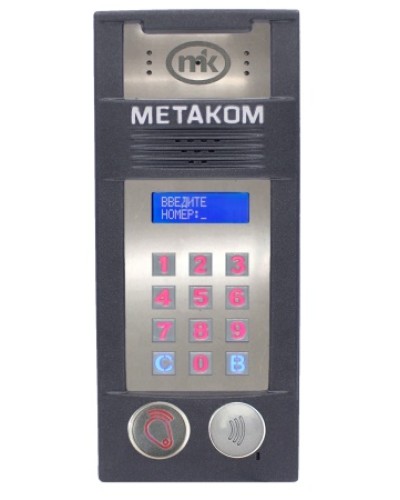 Многоабонентый антивандальный блок вызова со встроенной видеокамерой Метаком MК2018-RFMFСGV в Ростове-на-Дону Блоки вызова многоабонентные Pintop.ru