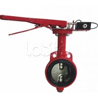 Затвордисковый с ручным приводом с контролем положения УКПЗА Спецавтоматика 3т 200/1,6(Р)-Ф.У3.1-"АМК-200v3"