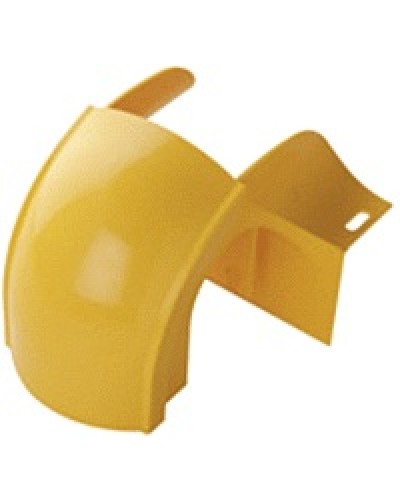 Спуск кабельный под трубу, с крышкой для лотка 120 мм, желтый LANMASTER LAN-OT120-OS в Ростове-на-Дону Аксессуары для кабель-канала Pintop.ru