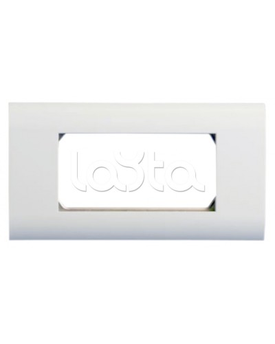 Панель лицевая 80x148, для 4х модулей 45x22.5 Hyperline FP-2M45-1-WH в Ростове-на-Дону Аксессуары для кабель-канала Pintop.ru