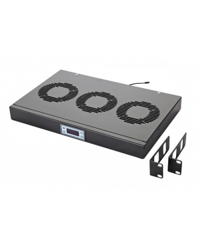 Панель вентиляционная с 3 вентиляторами, с контроллером Eurolan 60A-91-10-30BL в Ростове-на-Дону Вентиляторные модули Pintop.ru