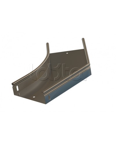 Угол 45° горизонтальный плавный Hyperline RST-AHS45-300-100-0,8-R100-SZ в Ростове-на-Дону Аксессуары для лотков Pintop.ru